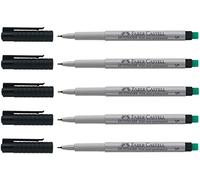FABER-CASTELL - Rotuladores Multimark no permanentes S negros, 5 unidades