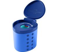 FABER-CASTELL - Sacapuntas Grippy con protección contra cortes, azul