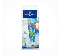 Faber-Castell Acrílicos Creative Studio – Cartera de cartón, tarjeta muestra, Multicolor