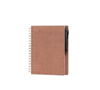 FABER-CASTELL - Set de cuadernos Sienna con bolígrafo Poly Ball | Cuaderno en blanco de 18 páginas con bolígrafo Poly Ball negro
