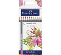 FABER-CASTELL - Set de lápices acuarelables de 12 unidades Goldfaber Aqua
