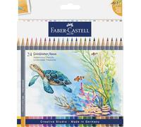 Faber-Castell Lápices acuarelables GoldFaber Aqua Tropical 24 piezas Multicolor Niños