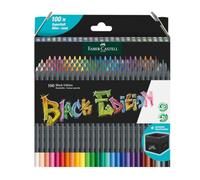 Faber-Castell Lápices de color Blackwood 116450 Black Edition – Estuche 50 unidades