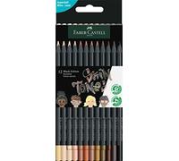 Faber-castell - set de lápices de colores black edition de 12 unidade