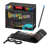 Faber-Castell Lápices de colores 116418 Edición Black 72 lápices estuche enrollable