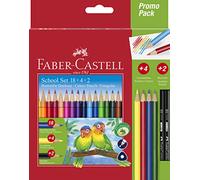 Faber-Castell Set de lápices de colores Colour Grip 201597 triangular 24 piezas