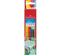 Faber-Castell Lápices de colores Colour Grip 2001 – 6 unidades en estuche de cartón