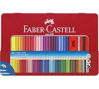 Faber-Castell Juego de regalo Colour Grip 48 lápices en estuche metálico irrompibles