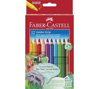 Faber-Castell lápices Jumbo Grip 12 colores surtidos en estuche
