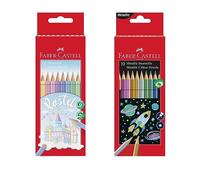 FABER-CASTELL - Set de lápices de colores Metallic & Pastel, 20 unidades