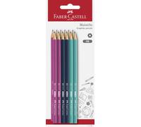 FABER-CASTELL - Set de lápices HB, 12 lápices de dureza HB | Lápices HB resistentes a la rotura para niños y adultos, para escribir y dibujar