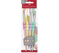 Faber-Castell Set de pinceles 481620 – mango suave – set de 4