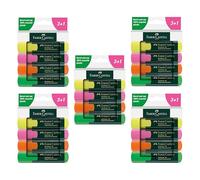 FABER-CASTELL - Set de rotuladores fluorescentes 48, 20 rotuladores