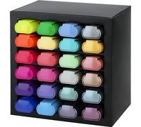 Faber-Castell Set de mesa Textliner 46 – 24 marcadores multicolor, punta de cincel – 254602