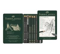 Faber Castell Set Pitt Grafito Estuche De Metal - 11 Unidades