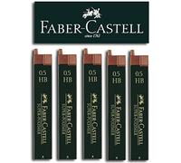 Faber-Castell SUPER-POLYMER - Minas finas (5 latas, 0,5 HB)