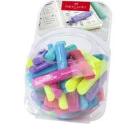 Marcadores Fluorescentes FABER-CASTELL Textliner 1546 Pastel, Expositor x80