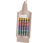 Faber-Castell Textliner 1546 Marcador Fluorescente Metálico Surtido de 60 Unidades en Expositor