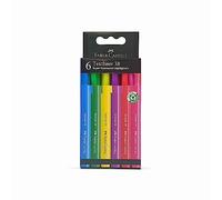 Faber-Castell Textliner 38 - Subrayador (6 unidades), multicolor