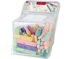 Faber-Castell Textliner 46 Marcador Fluorescente Pastel Surtido Expositor de 100 unidades