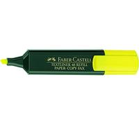 FABER-CASTELL Textliner 48 refillable, biselada 1-5 mm, verde oscuro, amarillo (10 unidades)