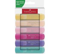 FABER MARCADOR FABER CASTELL TEXTLINER 46 6 COLORES PASTEL SURTID 1546 PASTEL