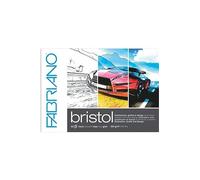 Fabriano - Bloc Bristol encolado A5, 20 hojas, 250 g