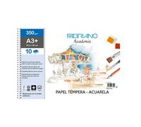 Fabriano f74233256 bloc dibujo, acuarela sadipal encolado, din a3, 10