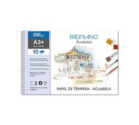 Bloc De Dibujo Fabriano Accademia Con Espiral Liso Tecnicas Humedas A3+ 350G 10H
