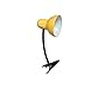 Fabrilamp akunadecor flexo de sobremesa clip con pinza amarillo