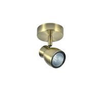 Fabrilamp Foco de baño Chacho moderno – Orientable, cuero satinado – 1x GU10