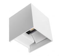 Fabrilamp aplique barredor de pared 10w 3000k segmento blanco ip65 10x