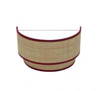 Fabrilamp aplique de pared con detalle rojo modelo roque