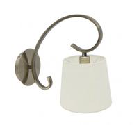 Fabrilamp aplique en color cuero de 1 luz modelo bogota