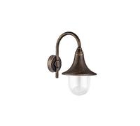 Fabrilamp Aplique exterior Hinojo 1xE27 Policarbonato IP44 Oro viejo