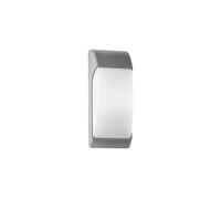 Fabrilamp Aplique exterior Espelta – Policarbonato IP65 1xE27 Moderno Gris