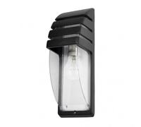 Fabrilamp aplique exterior negro modelo elnath aluminio ip44