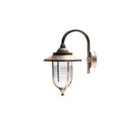 Fabrilamp Aplique exterior Abrila Canela Oro Viejo, policarbonato, IP44, 1xE27