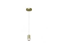Fabrilamp - Arm.colgante P/pantalla Cara 1xe27 Cuero Regx10x10 Cm