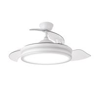 Fabrilamp bayomo ventilador de techo led para interior, motor dc, 4 as