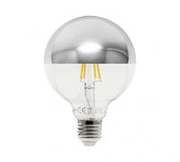 Fabrilamp bombilla 10w 4000k e27 globo reflector cromo 17,5x12,5x12,5