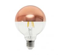 Fabrilamp bombilla 10w 4000k e27 globo reflector oro rosa 17,5x12,5x12