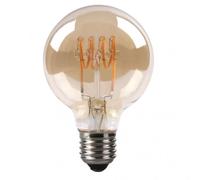 Fabrilamp bombilla filamen.spiral horz.globo 12x8d 4w 250lm e27 ambar