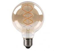 Fabrilamp bombilla filamen.trenzado globo 13x9,5d 4w 250lm e27 ambar 2