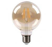 Fabrilamp bombilla filamento globo 13x9,5d 8w 750lm e27 ambar 2700k