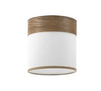 Abrila Cloe Blanco/Madera Oscura - Pantalla 16 Cm