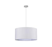 FABRILAMP COLGANTE Chanza en Cromo con pantalla blanca