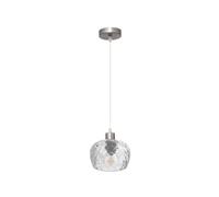 Fabrilamp colgante estela 1xe27 cromo regx13x13 cm culipa cristal ta