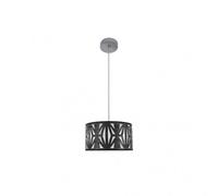 Abrila Katerina Cromo/Madera Negra - Colgante Moderno 1Xe27 30 Cm
