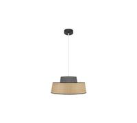 Abrila Jia Natural/Gris - Colgante Moderno 1Xe27 40 Cm